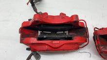 ⭕ 19-20 Model X SET of Brake Caliper Red w/ Hose Line 1078541-01-B/1078542-01-B