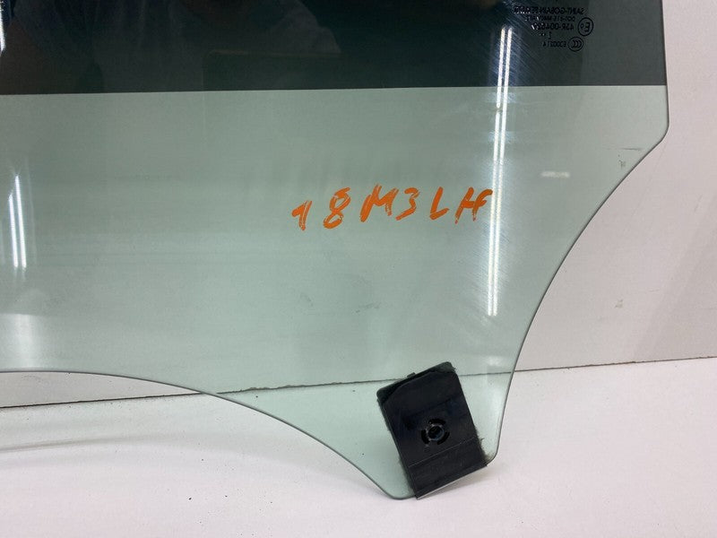 E9 43R-004529 ⭕ 17-23 Tesla Model 3 Rear Driver Side Door Window Glass Left LH Single Pane OEM