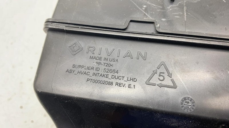 2022 2023 2024 Rivian R1T R1S HVAC A/C Heater Cabin Air Intake Duct PT