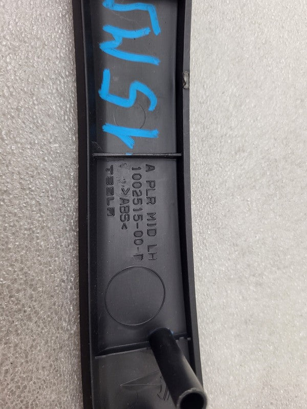 100251500D ⭕12-20 Model S Front Driver Side Mid A-Pillar Trim Cover Panel Left 1002515-00-D