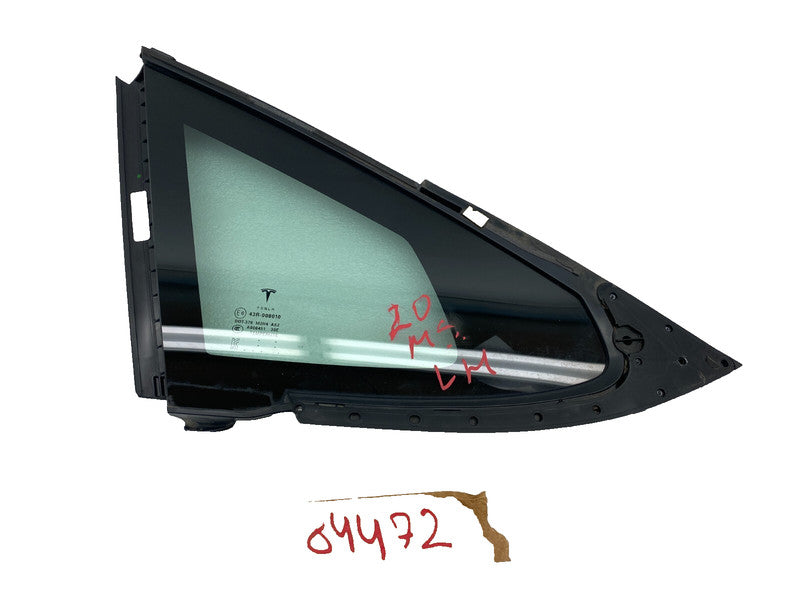 ⭕ 2012-2015 Tesla Model S Rear Driver Side Quarter Fixed Glass Left 1047191-00-A