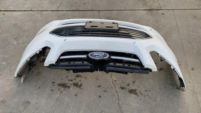 2017 Ford C-Max Front Bumper Cover Shell Panel w/ Grille & Emblem Whit