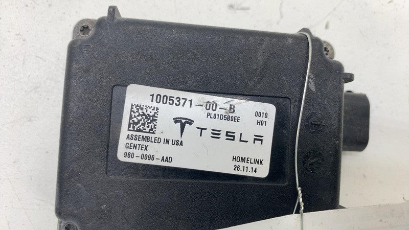 ⭕ 12-17 Tesla Model S Homelink Computer Garage Door Opener Module 1005