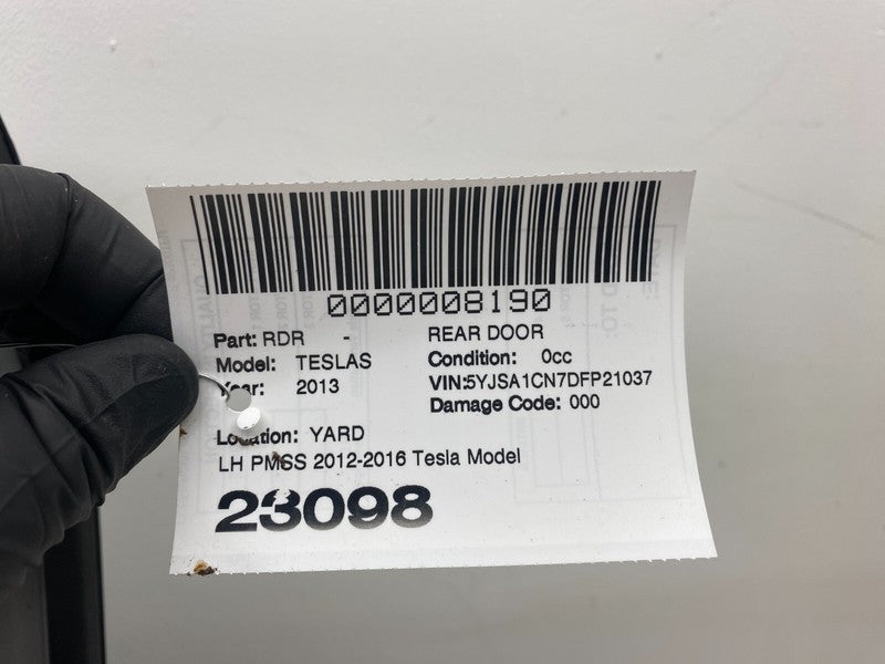 ⭕ 2012-2015 Tesla Model S MS Rear Left Door Shell Panel Silver PMSS 10