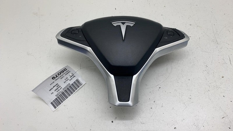 1023381-01-E ⭕ 12-15 Model S MS Steering Wheel Airbag w/ Control Switch & Bezel 1023381-01-E