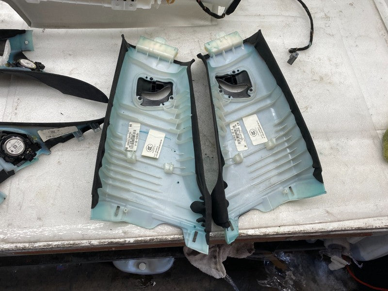 ⭕ 16-20 Tesla Model S SET of Ceiling Headliner Sunvisor Upper A + B + 