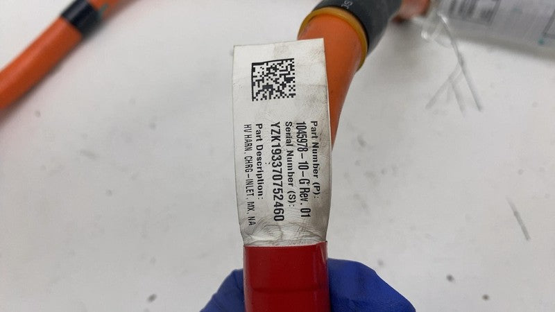 ⭕ 16-20 Tesla Model X MX HV On-Board Charger to Inlet Wire Harness 104