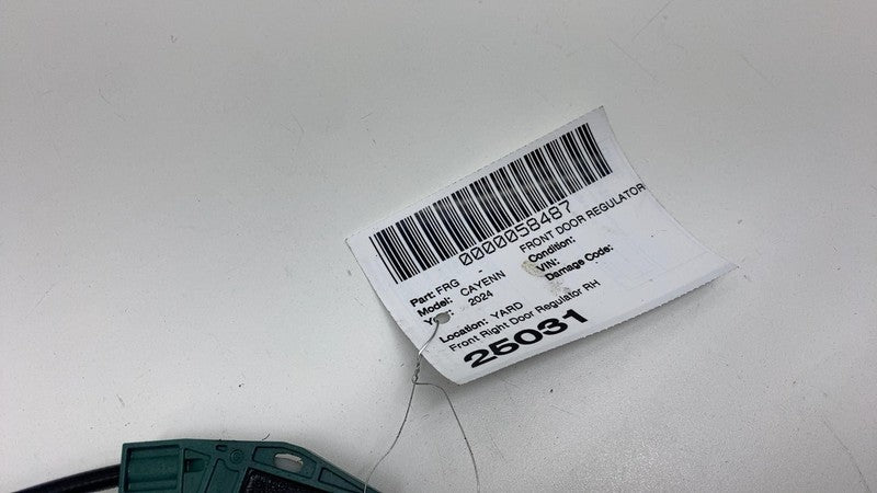 760 837 462 D ⭕ 2019-2024 Porsche Cayenne Front Right Door Window Regulator & Motor 760837462D