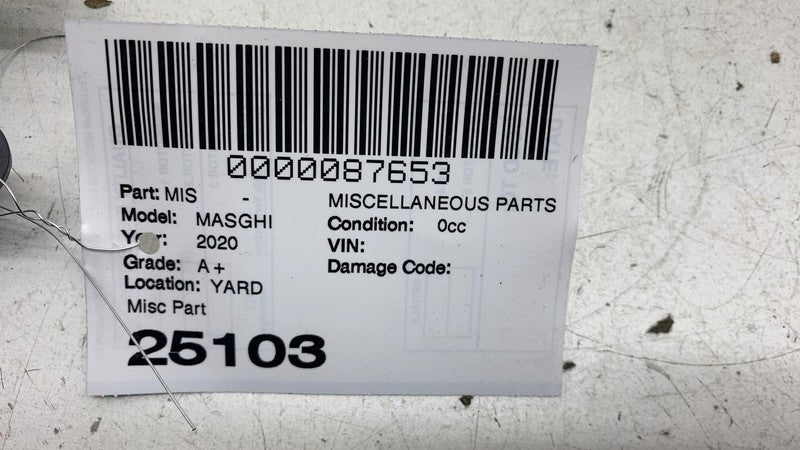 ⭕ 2017-2020 Maserati Ghibli Network Gateway Computer Control Module 06