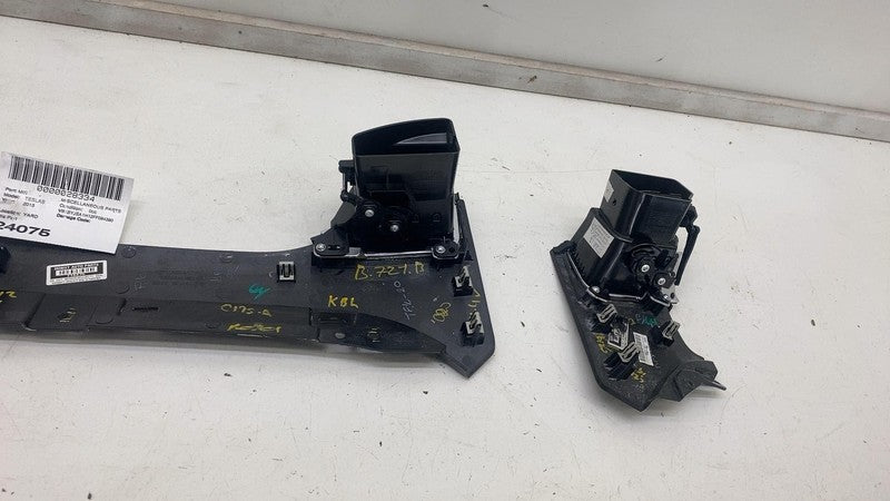 ⭕ 12-15 Tesla Model S MS SET of Dash A/C Air Vent Outlet Trim Panel 10