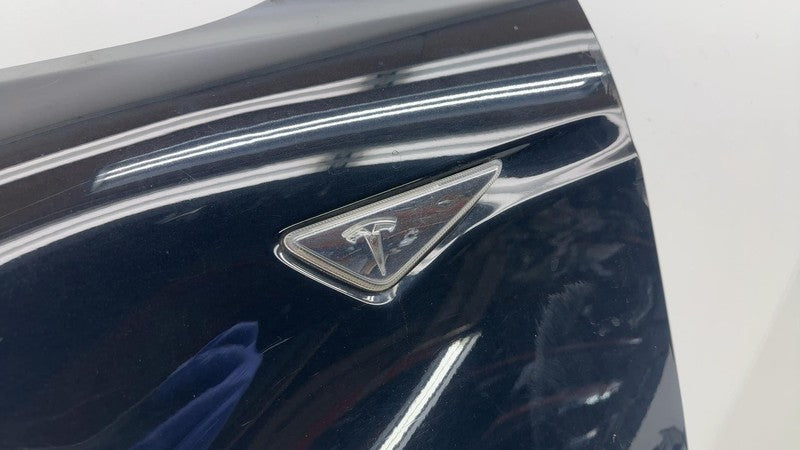 ⭕ 2012-2015 Tesla Model S Front Driver Side Fender Shell Panel Left Black - PBSB