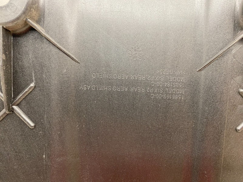 158816500C ⭕ 21-23 Model S X Rear Underbody Lower Diffuser Aero Splash Shield 1588165-00-C