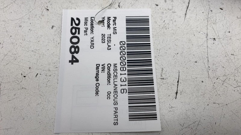 1086315 ⭕17-23 Tesla Model 3 Rear Trunk Garnish Sill Trim Cover Scuff Panel 1086315-00-G