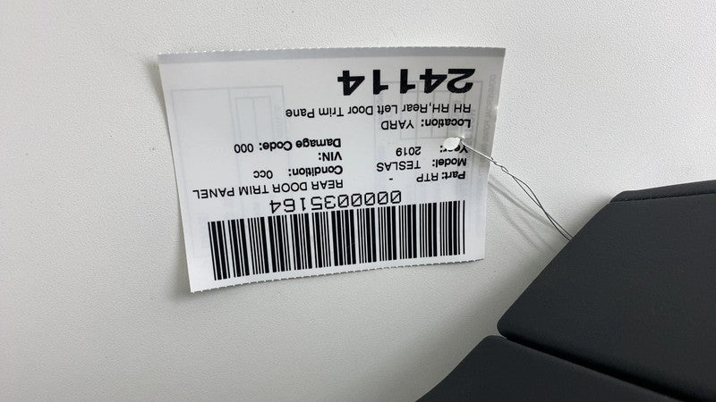 1008105-72-L ⭕16-20 Tesla Model S Rear Right Interior Door Panel Trim Card Cover 1008105-72-L