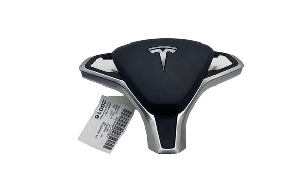 2012-2015 Tesla Model S MS Steering Wheel Airbag w/ Control Switch & Trim Bezel