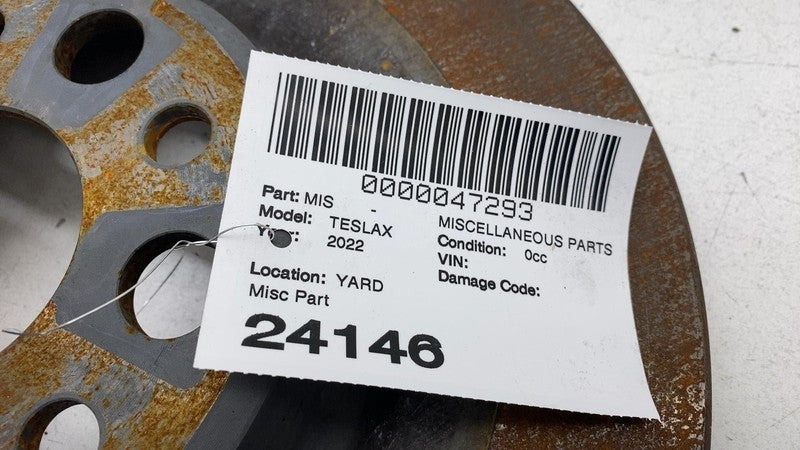 2021-2023 Tesla Model S X Front Left or Right Brake Disc Rotor Assembly LH = RH