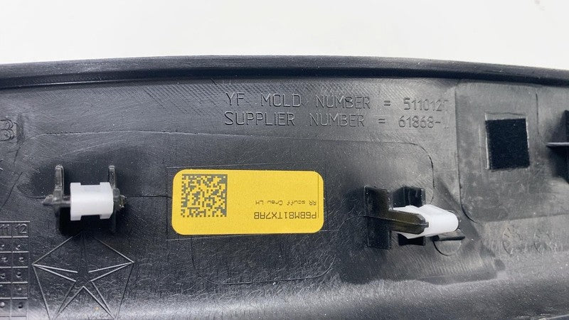 6BM81TX7AB ⭕ 2019-2025 Ram 1500 Pickup Rear Left Side Door Sill Scuff Plate Trim 6BM81TX7AB