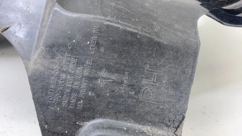 ⭕ 18-23 Tesla Model 3 Front Right Wheel Fender Liner Splash Shield 108