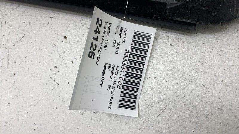 ⭕ 2024-2025 Tesla Model 3 M3 Rear Right Side Door Inner Belt Weatherst