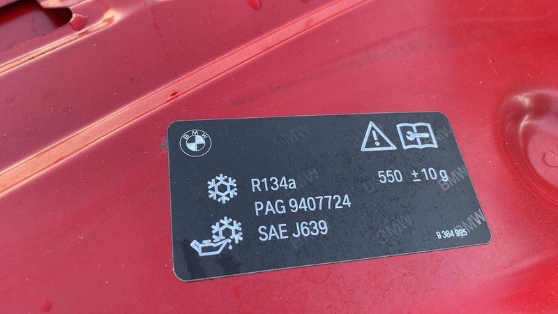 2012-2018 BMW 3-Series 328d 328i 320i 330i 428i Hood Bonnet Panel Assembly Red