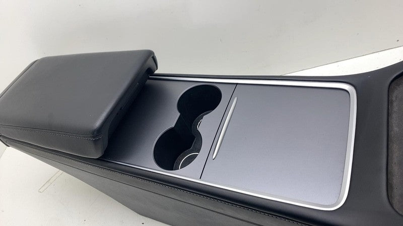 ⭕ 2021-2023 Tesla Model 3 M3 Front Floor Center Console Armrest & Carr