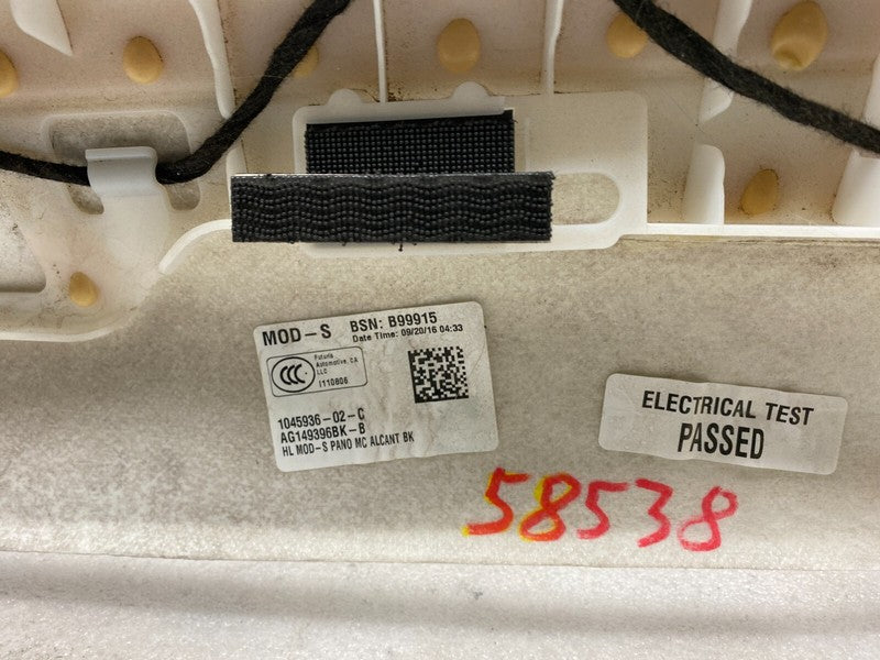 ⭕ 2012-2020 Tesla Model S MS Panoramic Roof Ceiling Headliner Black 10