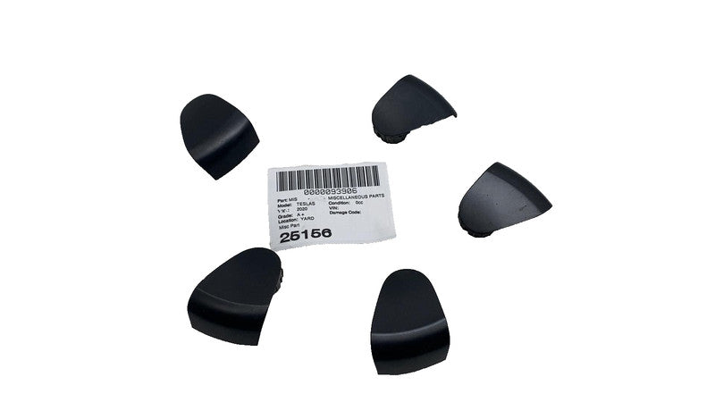 ⭕ 16-20  Model S Wheel Twin Turbine Sonic Carbon Lugnut Cover Black 1071979-01-A