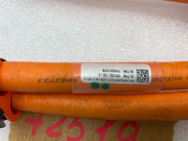 103018200E ⭕ 12-15 Model S G2 Rear High Voltage Junction Box to G1 Charge Port 1030182-00-E