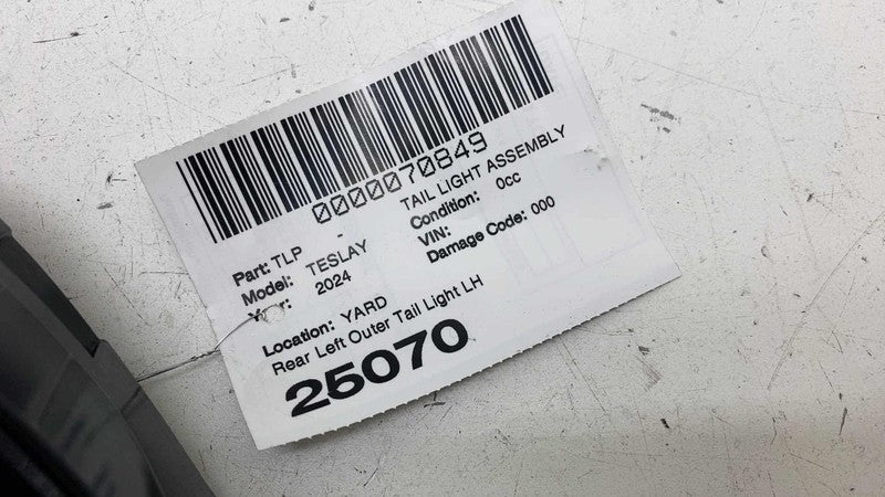 ⭕ 2020-2024 Tesla Model Y Rear Left Inner Taillight LED Tail Lamp 1502
