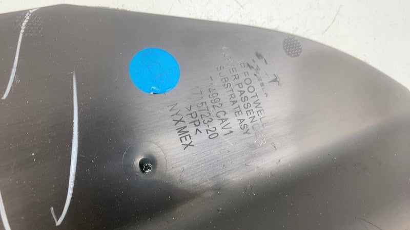 171572328B ⭕24-25 Tesla Model 3 Passenger Side Lower Dash Footwell Cover Right 1715723-28-B