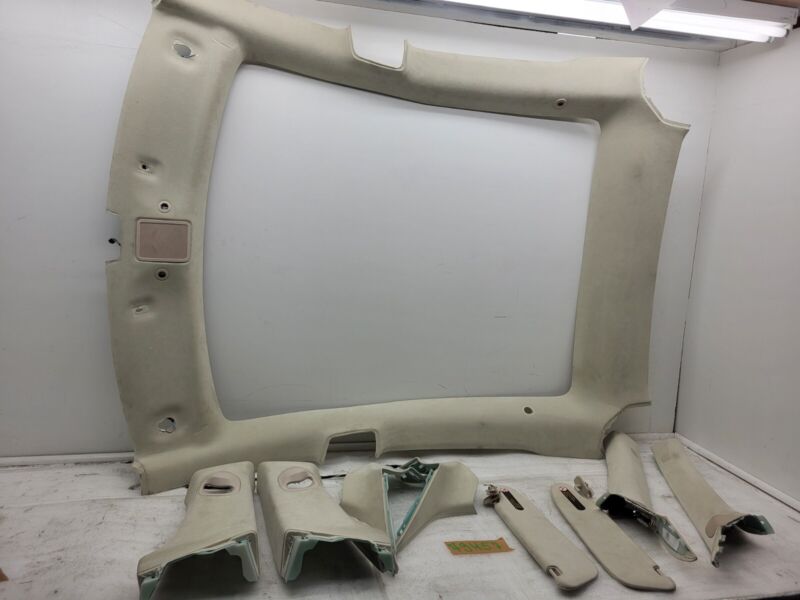 2016-2020 Tesla Model S SET of Ceiling Headliner Sunvisor Upper A + B + C-Pillar