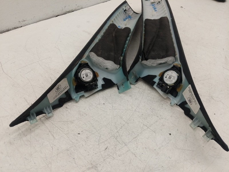 ⭕ 12-15 Tesla Model S Upper Left & Right A-Pillar Trim 1007440-02-F/10