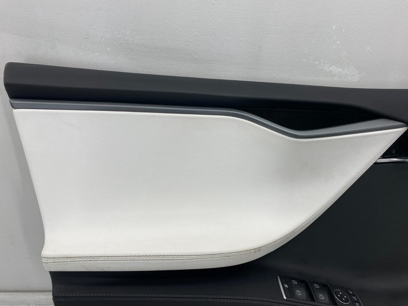600607153N ⭕12-20 Tesla Model S Front Left Interior Door Panel Trim Card Cover 6006071-53-N