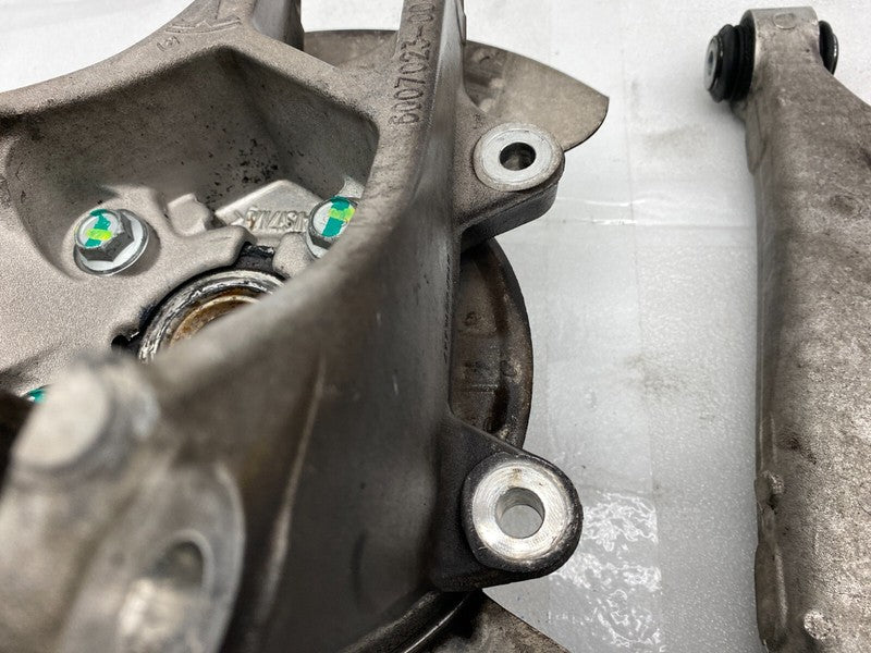 ⭕ 12-15 Tesla Model S Rear Left Spindle Knuckle Wheel Hub + Control Ar