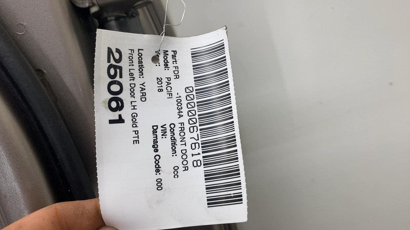 ⭕ 2017-2024 Chrysler Pacifica Front Driver Side Door Shell Panel Left Gold - PTE