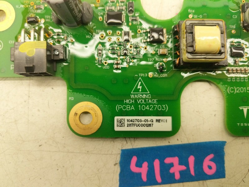 1042703-01-G ⭕ 12-20 Tesla Model S X High Voltage HV Battery Unit Board Module 1042703-01-G