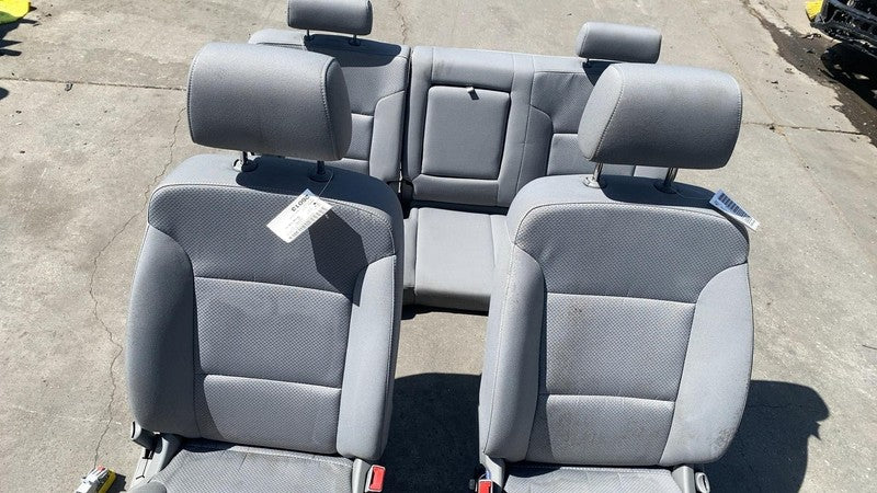 ⭕ 14-19 Chevrolet Silverado 1500 Set of 5 Front & Rear Cloth Seat AZ3 Heated OEM