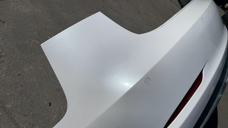 ⭕ 2017-2022 Tesla Model 3 M3 Rear Bumper Fascia Cover w/ Sensor Holes White PPSW