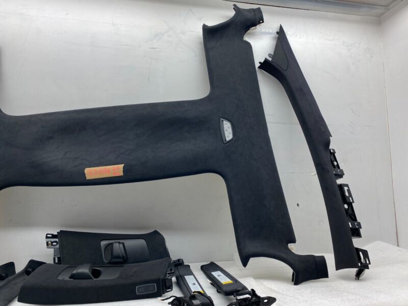 Does Not Apply 2016-2020 Tesla Model X Headliner A-Pillar + Upper B-Pillar w/ Sunvisor & Bezel