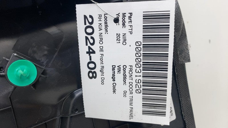 82321-G5000 ⭕ 2020-2021 Kia Niro Front Right Interior Door Panel Trim Card Cover 82321-G5000