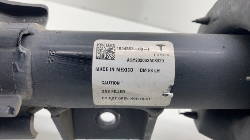 104436300F 17-23 Tesla Model 3 Front Driver Side Shock Strut Absorber Left AWD 1044363-00-F