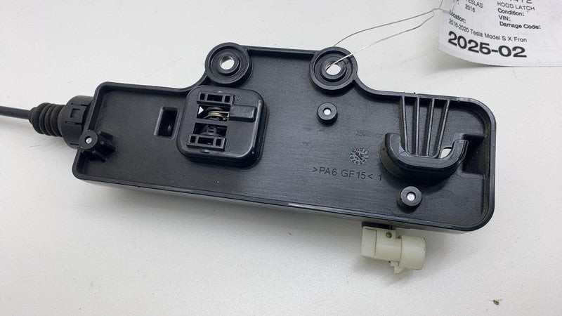 2016-2020 Tesla Model S X Front Secondary Hood Latch Actuator Cable Release