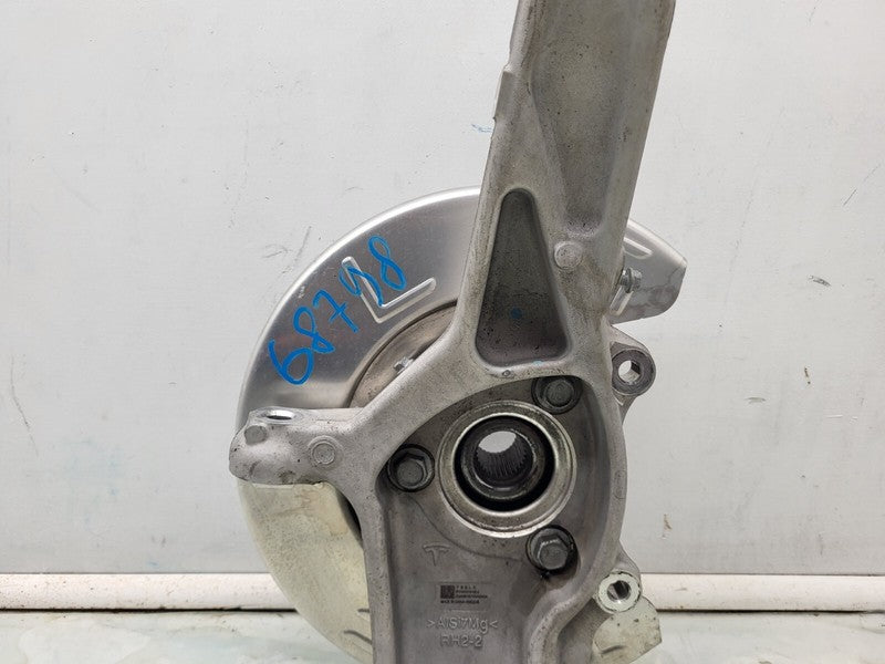 104431600E ⭕17-23 Model 3 Front Right Spindle Knuckle w/ Hub & Dust Shield AWD 1044316-00-E