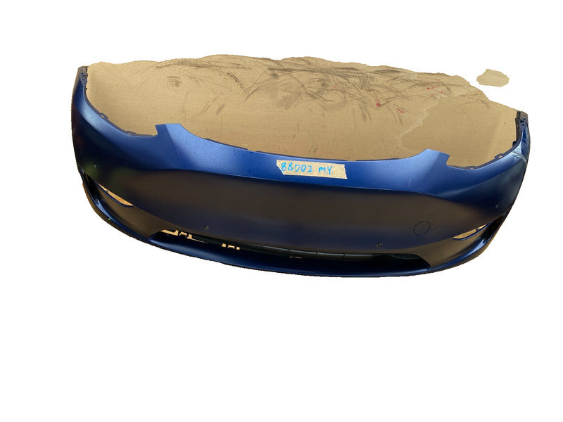 ⭕ 20-23 Tesla Model Y Front Bumper Cover Deep Blue Metallic - PPSB 154