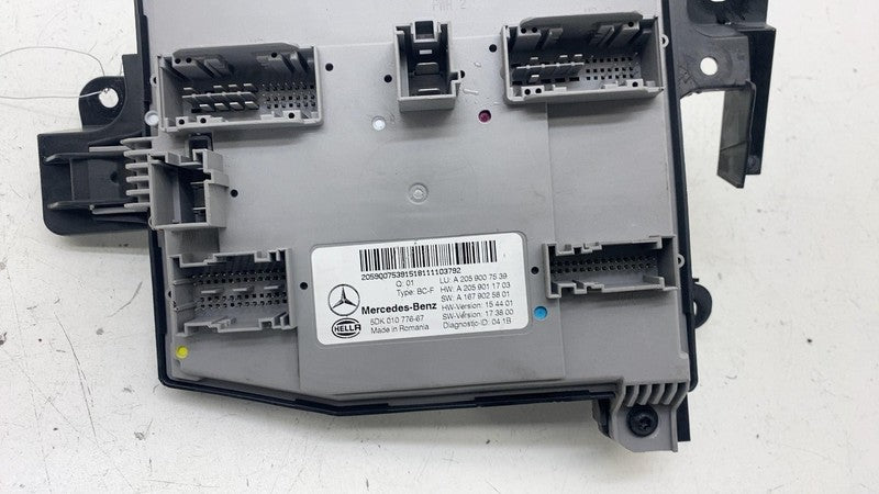 A2059007539 ⭕ 19 20 Mercedes-Benz C300 W205 SAM Body Fuse Relay Control Module A2059007539