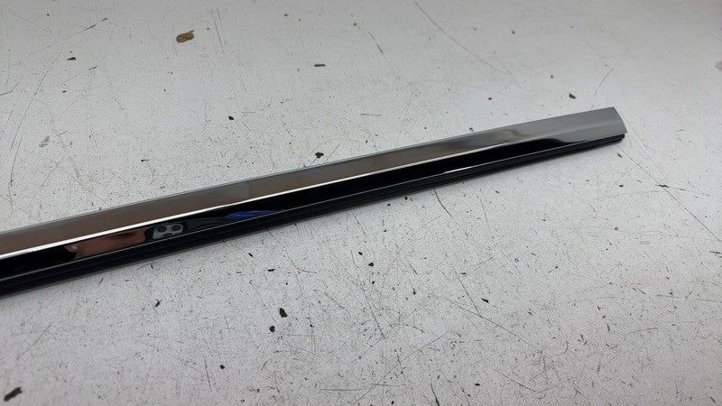 ⭕ 16-20 Tesla Model X Front Passenger Side Door Window Belt Molding Tr