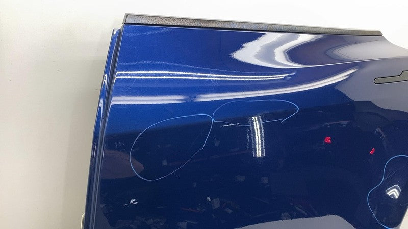 1493561-EC-A ❇️20-24 Tesla Model Y MY Rear Driver Side Door Shell Panel Left LH OEM Blue PPSB