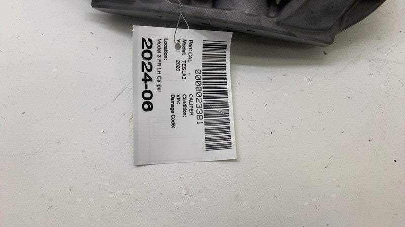 104462100E ⭕ 2017-2023 Tesla Model 3 Front Left Caliper w/ Brake Hose Line OEM 1044621-00-E