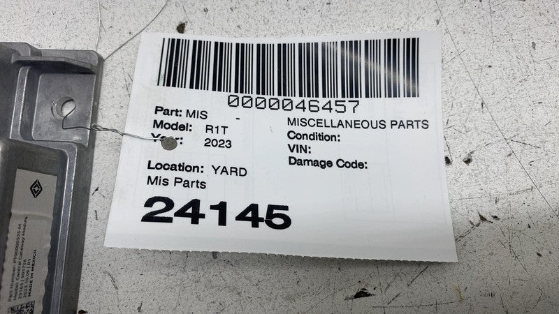 PT00000535M ⭕ 2022 2023 2024 Rivian R1T Dash Central Gateway Control Module OEM PT00000535-M