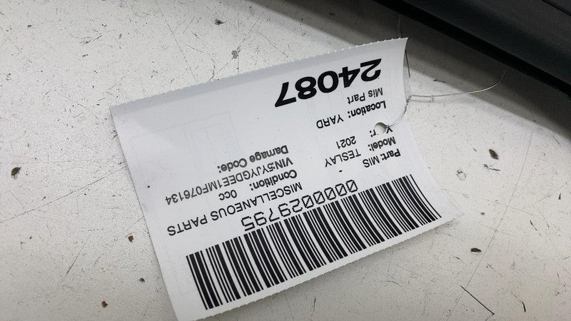 ⭕ 20-23 Model Y Left Exterior B-Pillar Applique Glass Trim LH AP3 1506